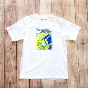 Dragon Ball Z x Uniqlo The Red Ribbon Android T-shirt, size S, white, anime, NEW